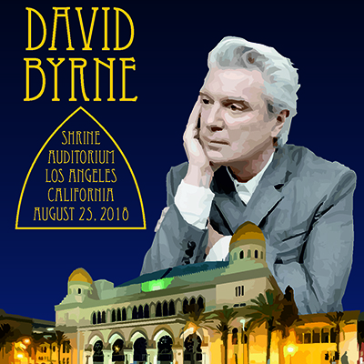 David Byrne @ Shrine Auditorium Magnet Design