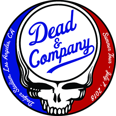 Dead & Company @ Dodger Stadium Magnet Design