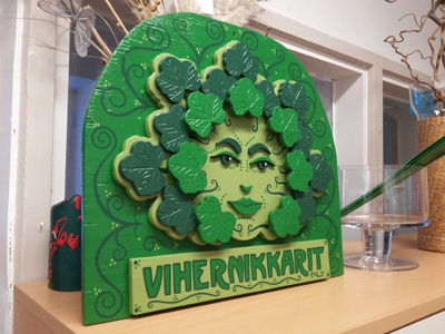 3D Vihernikkarit Sign