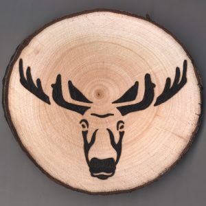 Moose (Hirvi) Plaque