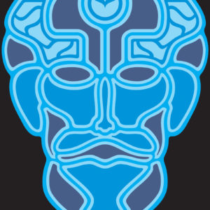 Cosmic Mask 1 (Blue)
