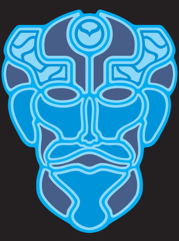 Cosmic Mask 1 (Blue)