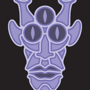Cosmic Mask 4 (Purple)