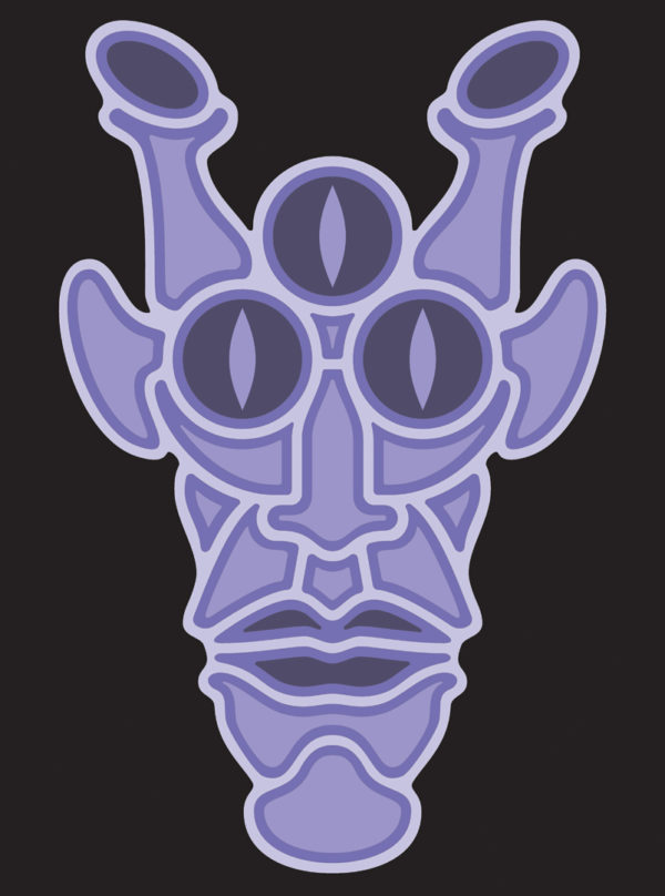 Cosmic Mask 4 (Purple)